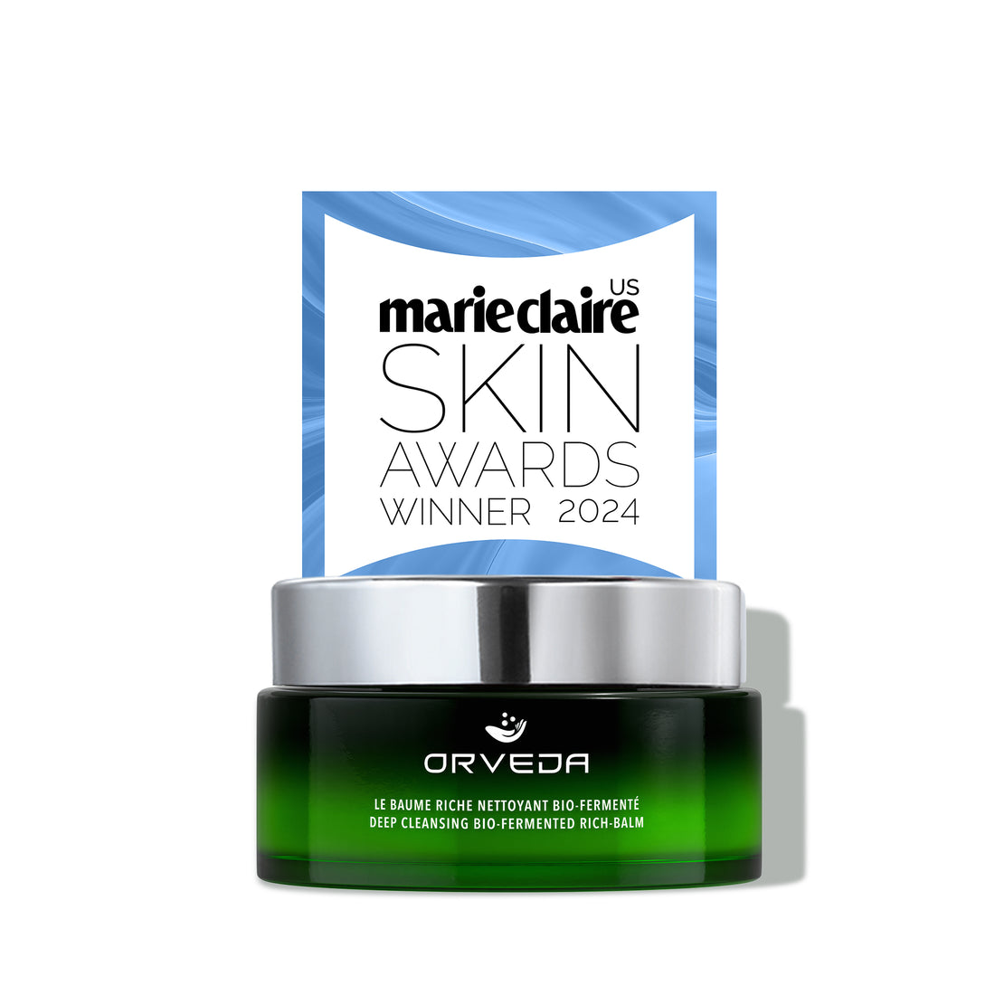 THE DEEP CLEANSING BIO-FERMENTED RICH BALM WINS A MARIE CLAIRE US SKINCARE 2024 AWARD FOR THE BEST CLEANSER FOR DRY SKIN